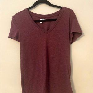 Abound Rustic Purple V-Neck Tee